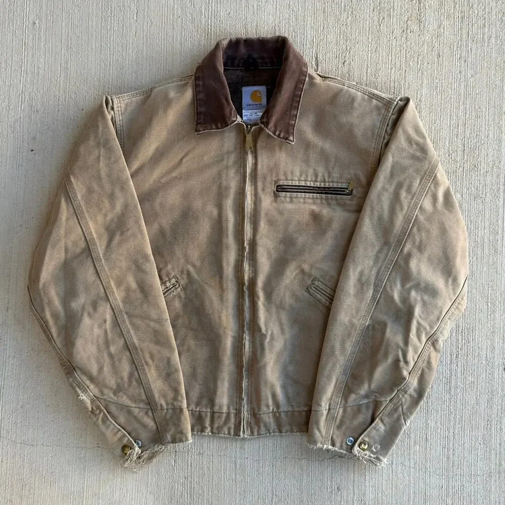 Carhartt J97 CML brown detroit work wear jacket - Picture 1 of 8